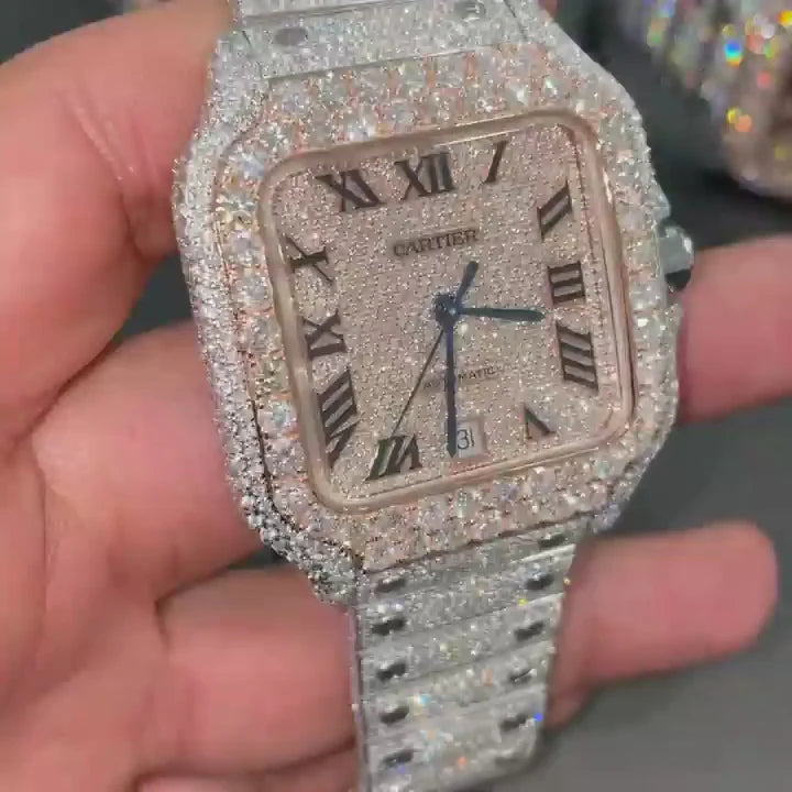 vvs moissanite watch W 101