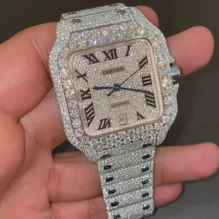 VVS Diamond Cartier Santos W 114