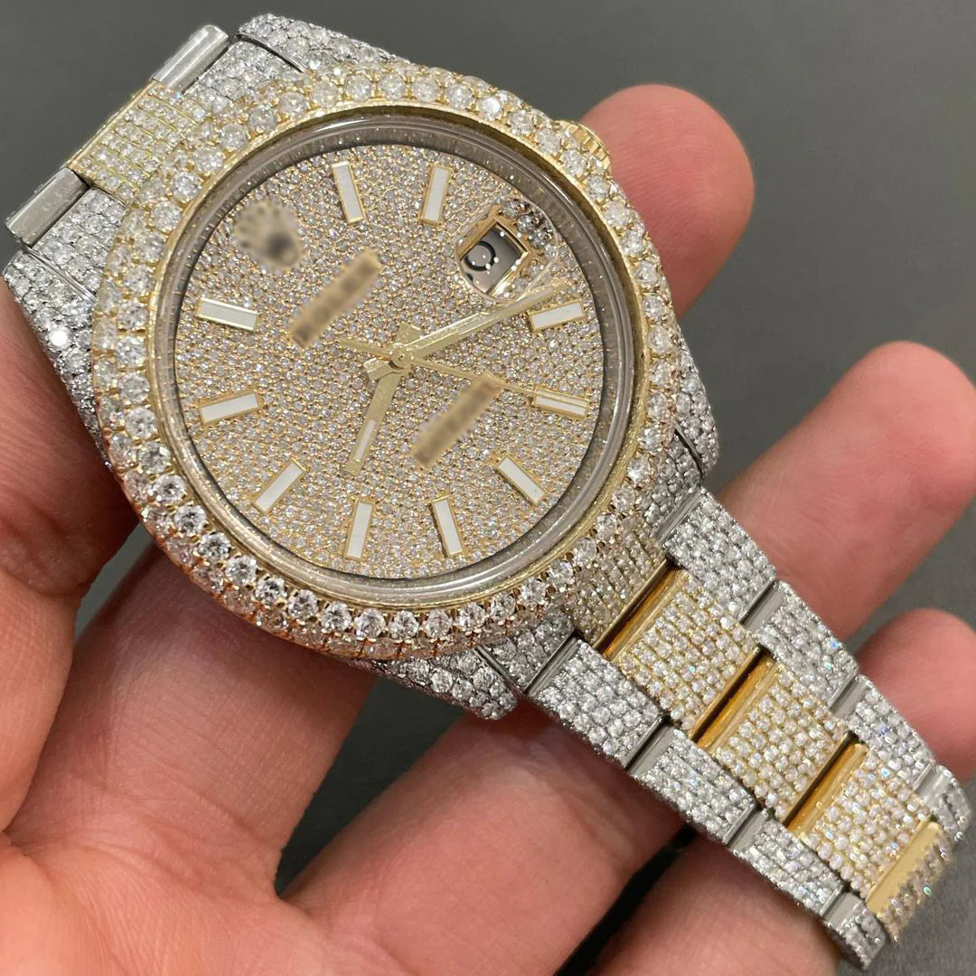 Rolex Day-Date Presidential Moissanite Diamond Watch  W 160