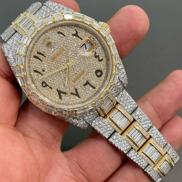 Rolex Day-Date Presidential Moissanite Diamond Watch  W 156