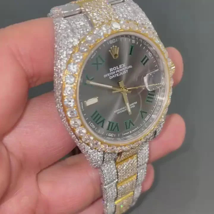 Rolex Day-Date Presidential Moissanite Diamond Watch  W 158