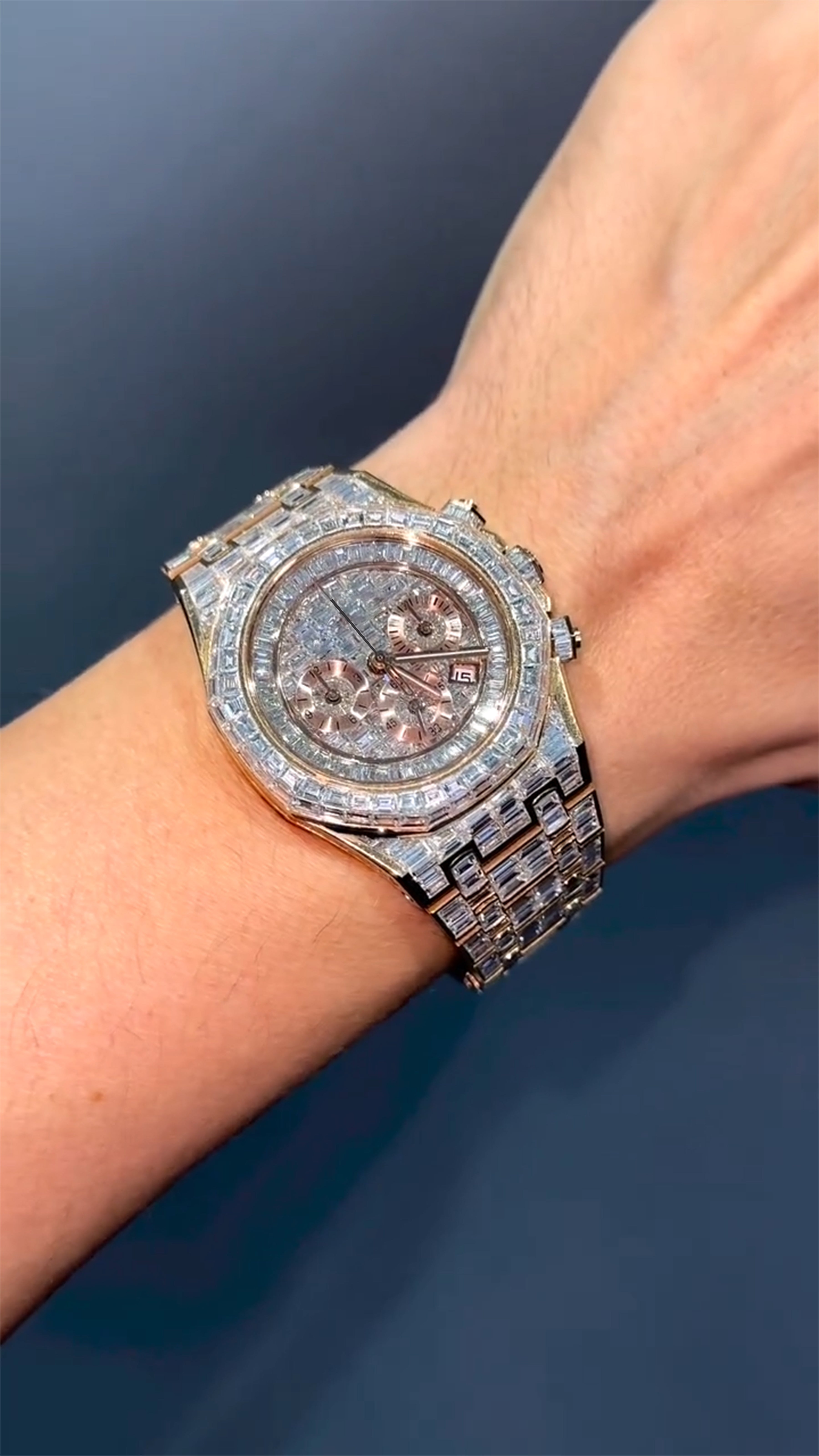 Audemars Piguet Moissanite Diamond Watch  W 68