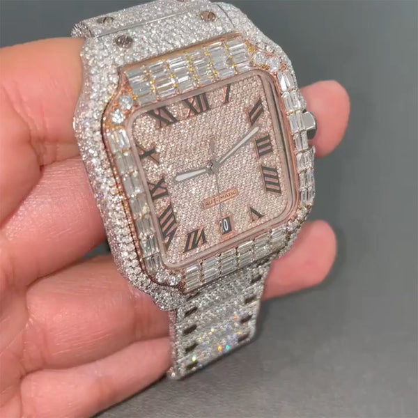 Moissanite watch | diamond watch(W-29)