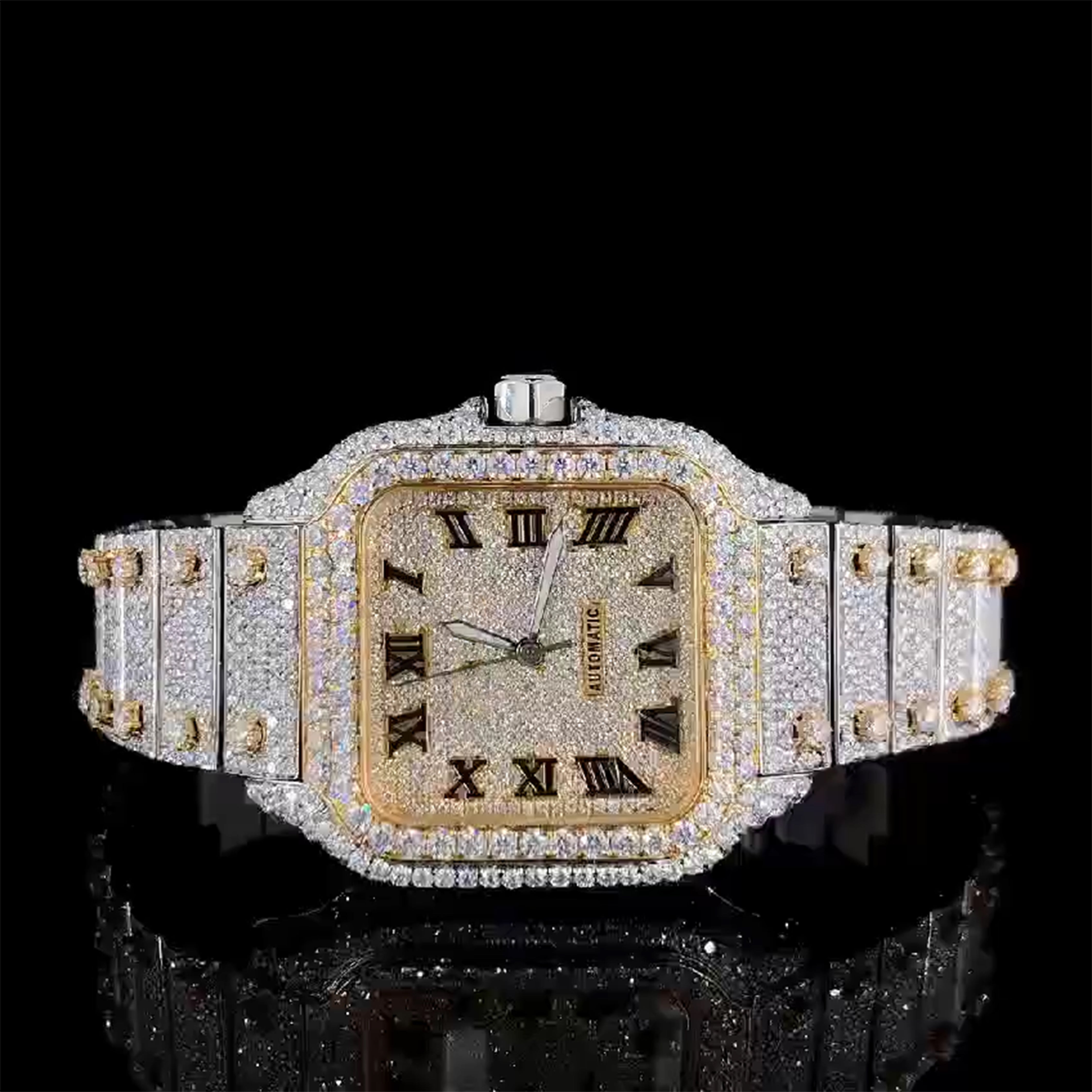 Cartier Moissanite Diamond Watch  W 70