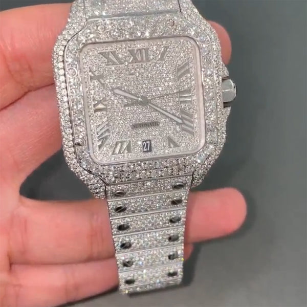 Moissanite watch | diamond watch(W-28)