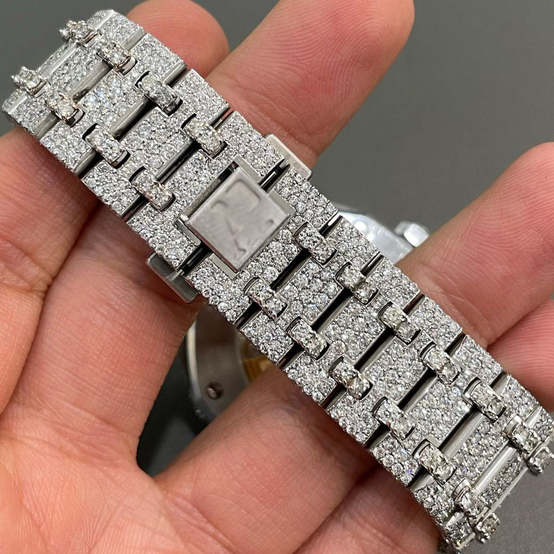 MOISSANITE AP WATCH |VVS MOISSANITE AUDEMARS PIGUET WATCH W 81