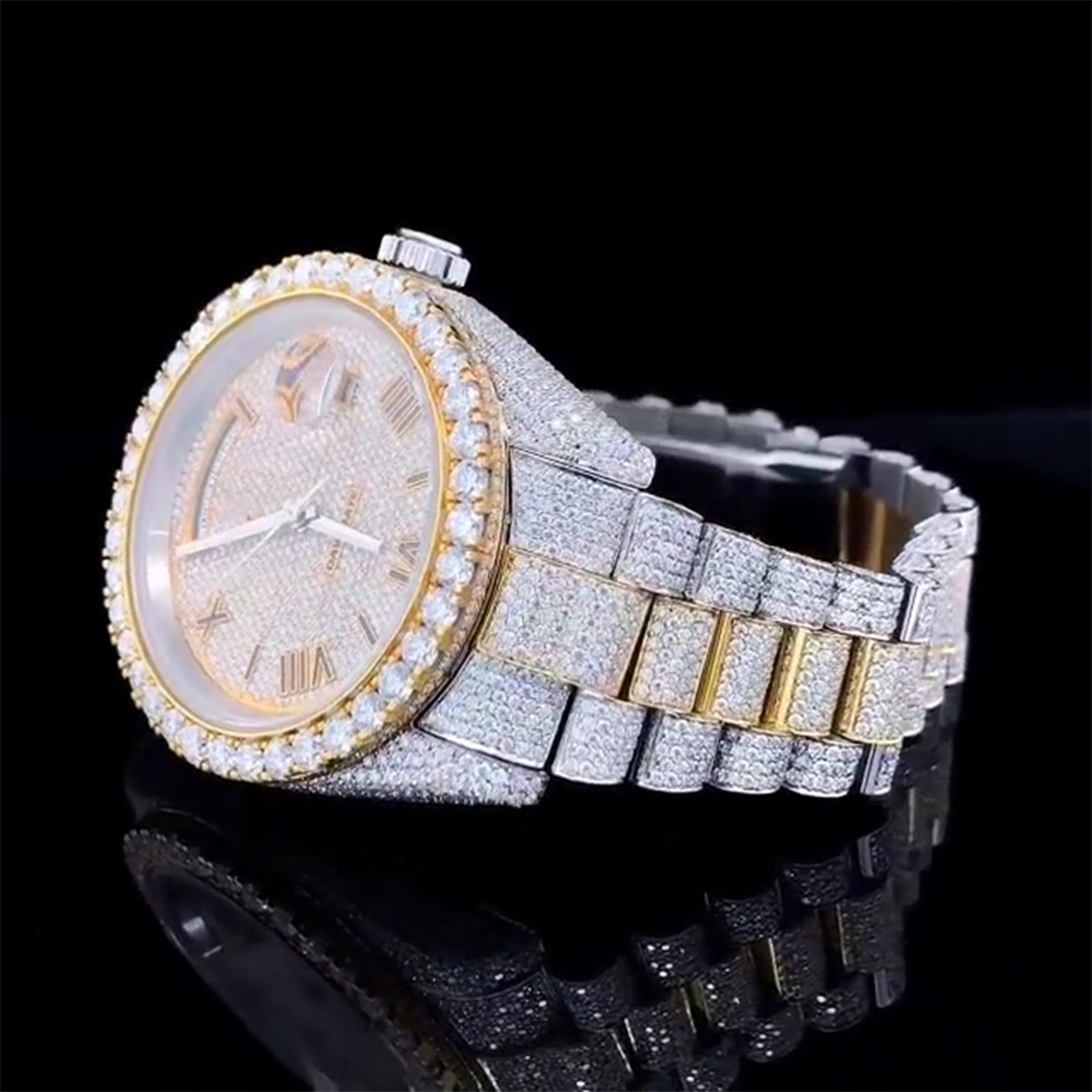 Rolex Moissanite Diamond Watch  W 65