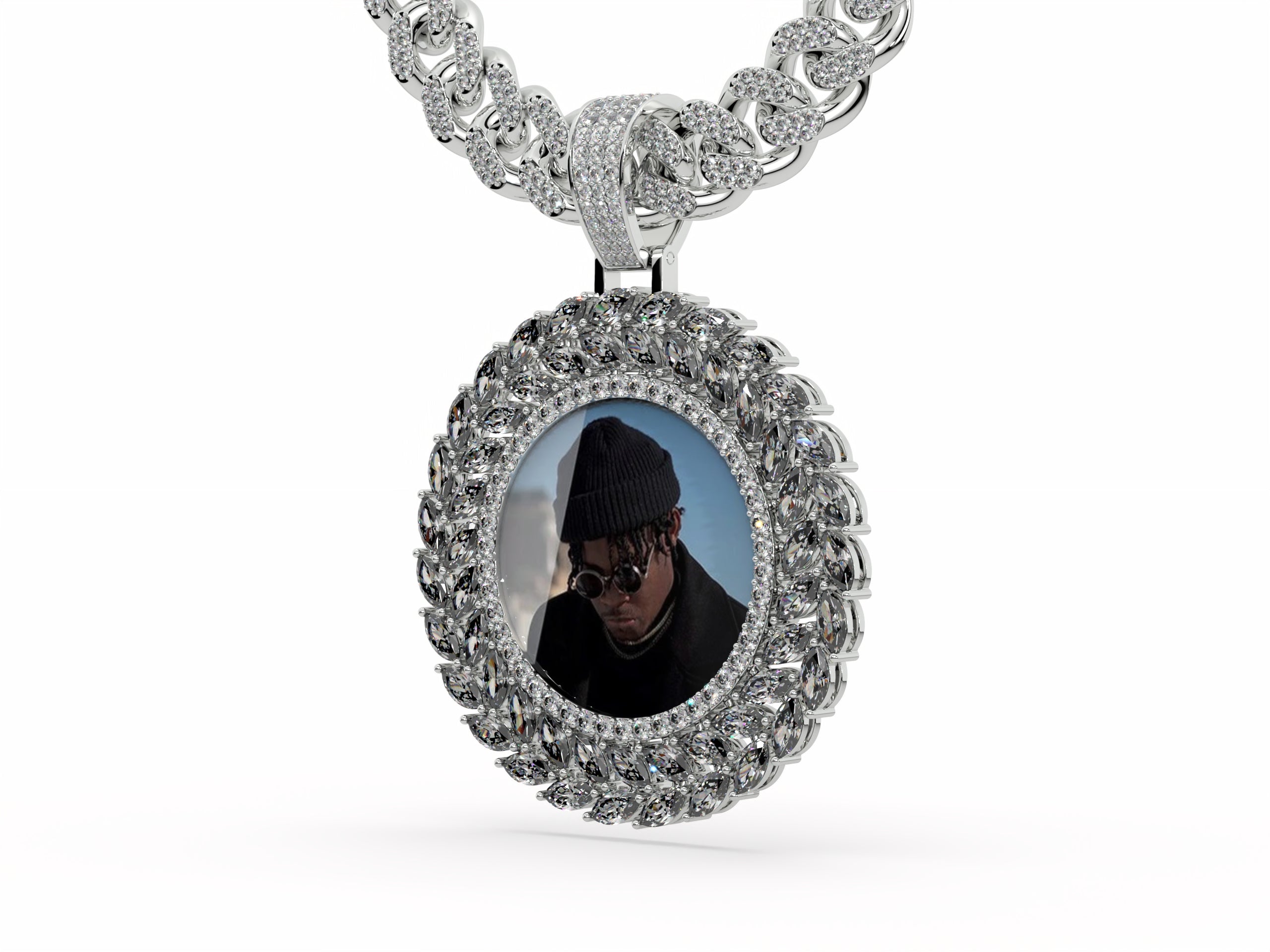 Custom Photo Pendant, Hip Hop Memory Pendant P 9