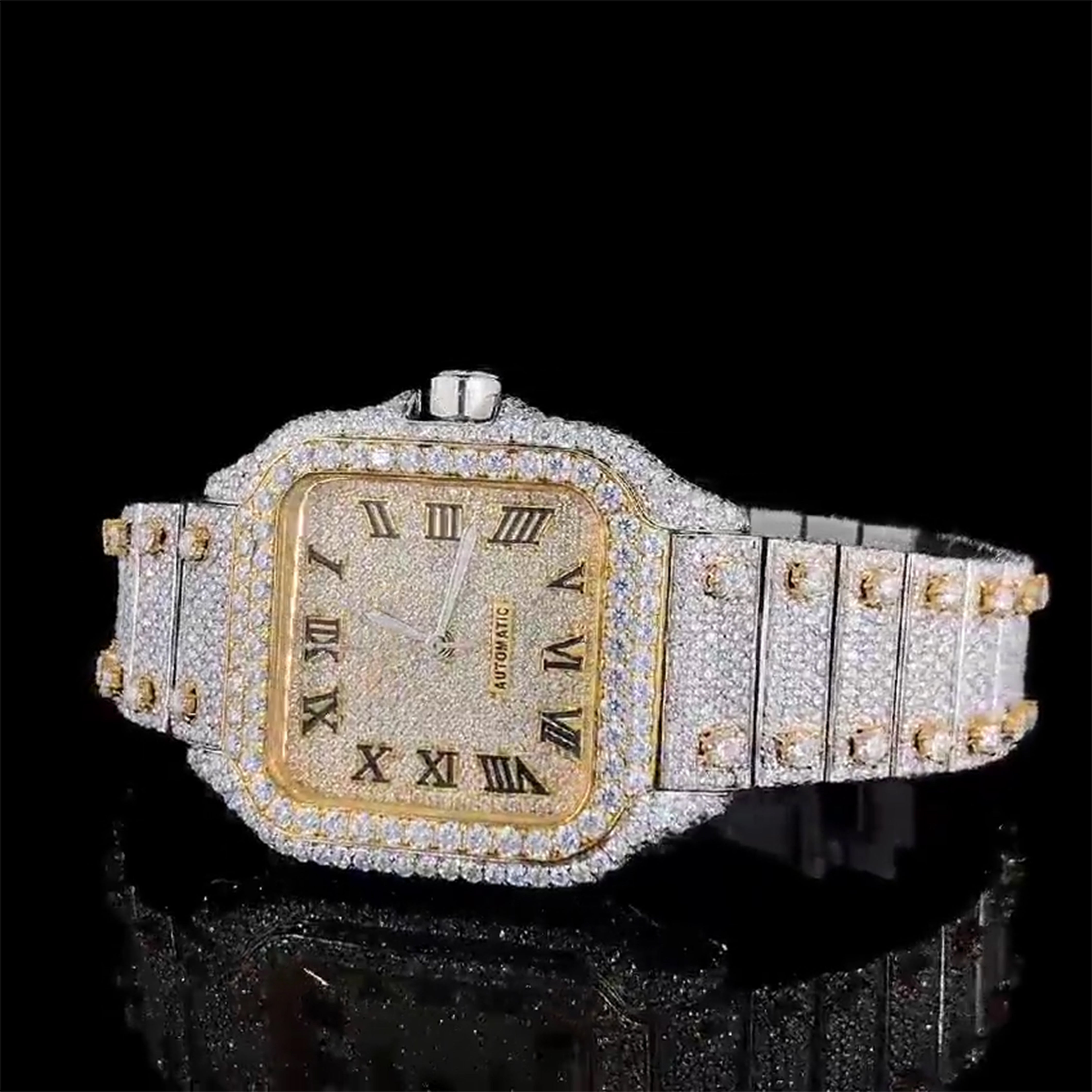 Cartier Moissanite Diamond Watch  W 70