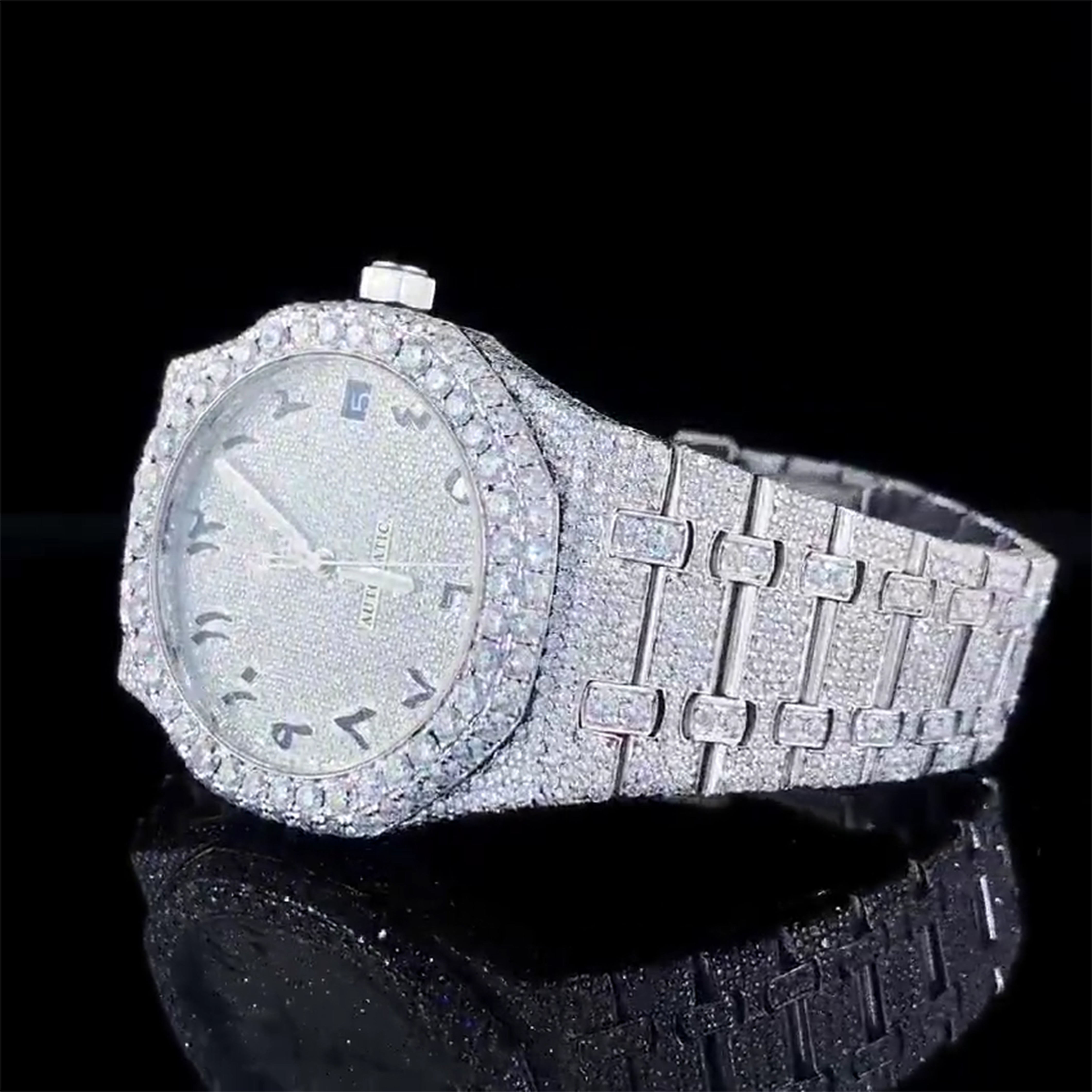 Audemars Piguet Moissanite Diamond Watch  W 69