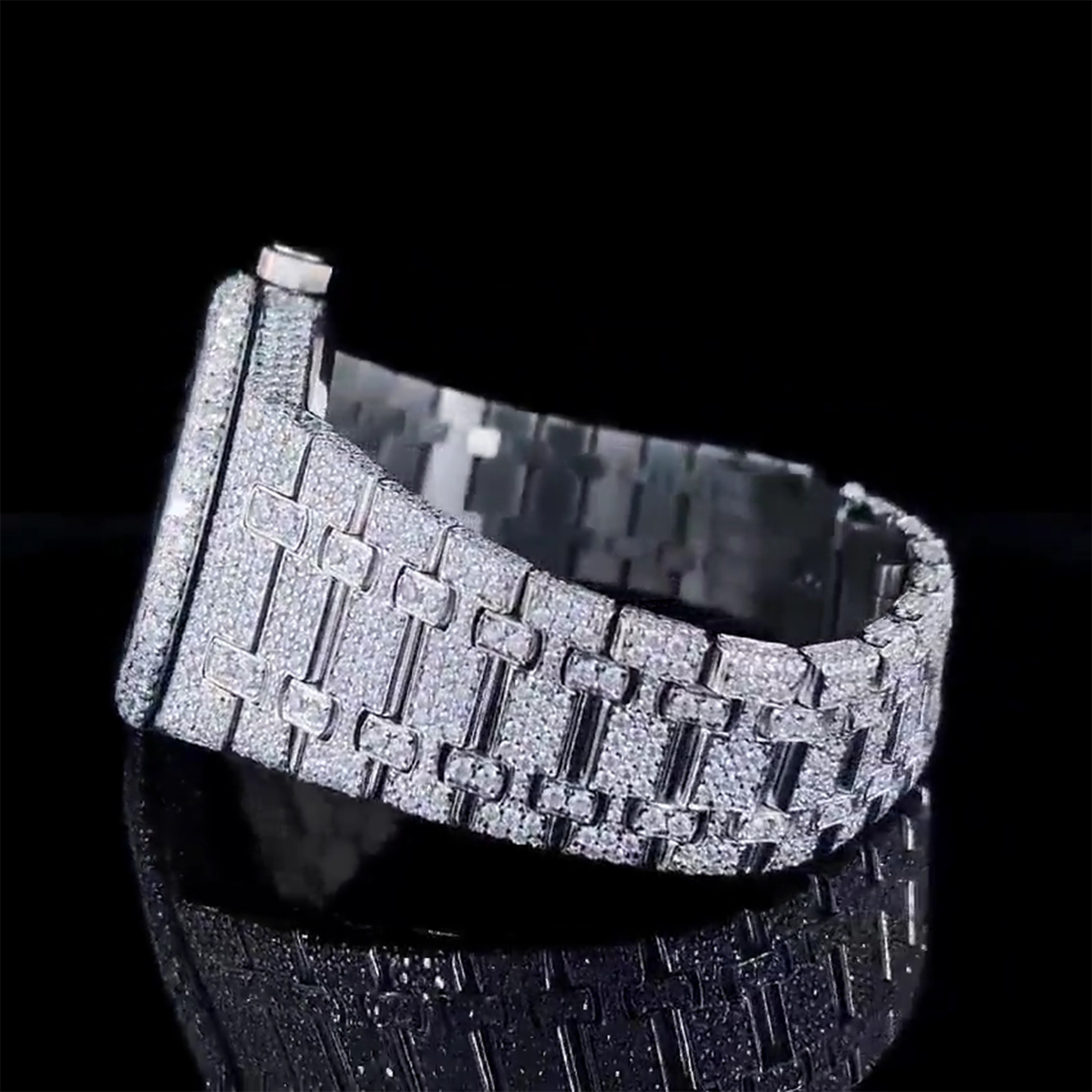 Audemars Piguet Moissanite Diamond Watch  W 69