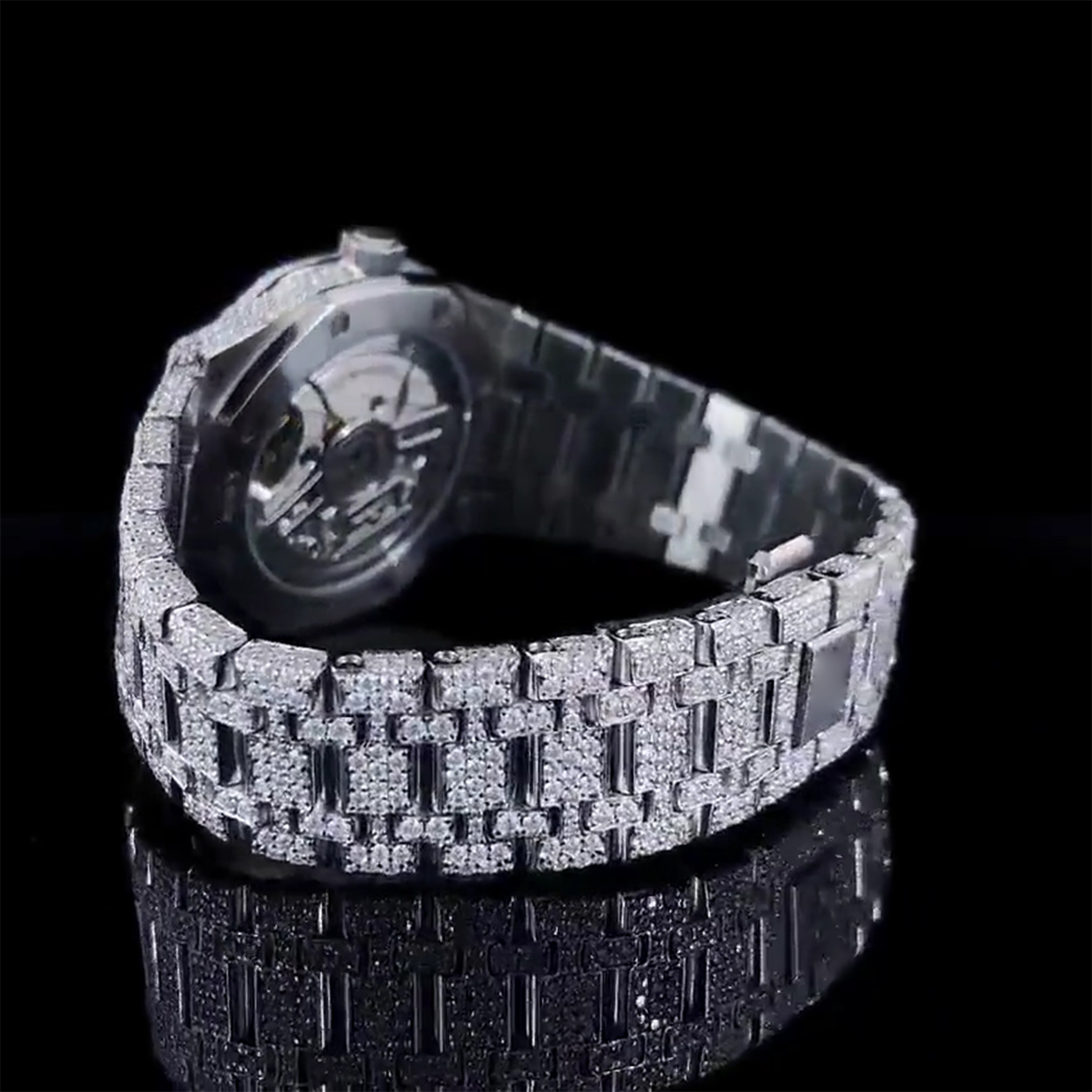 Audemars Piguet Moissanite Diamond Watch  W 69