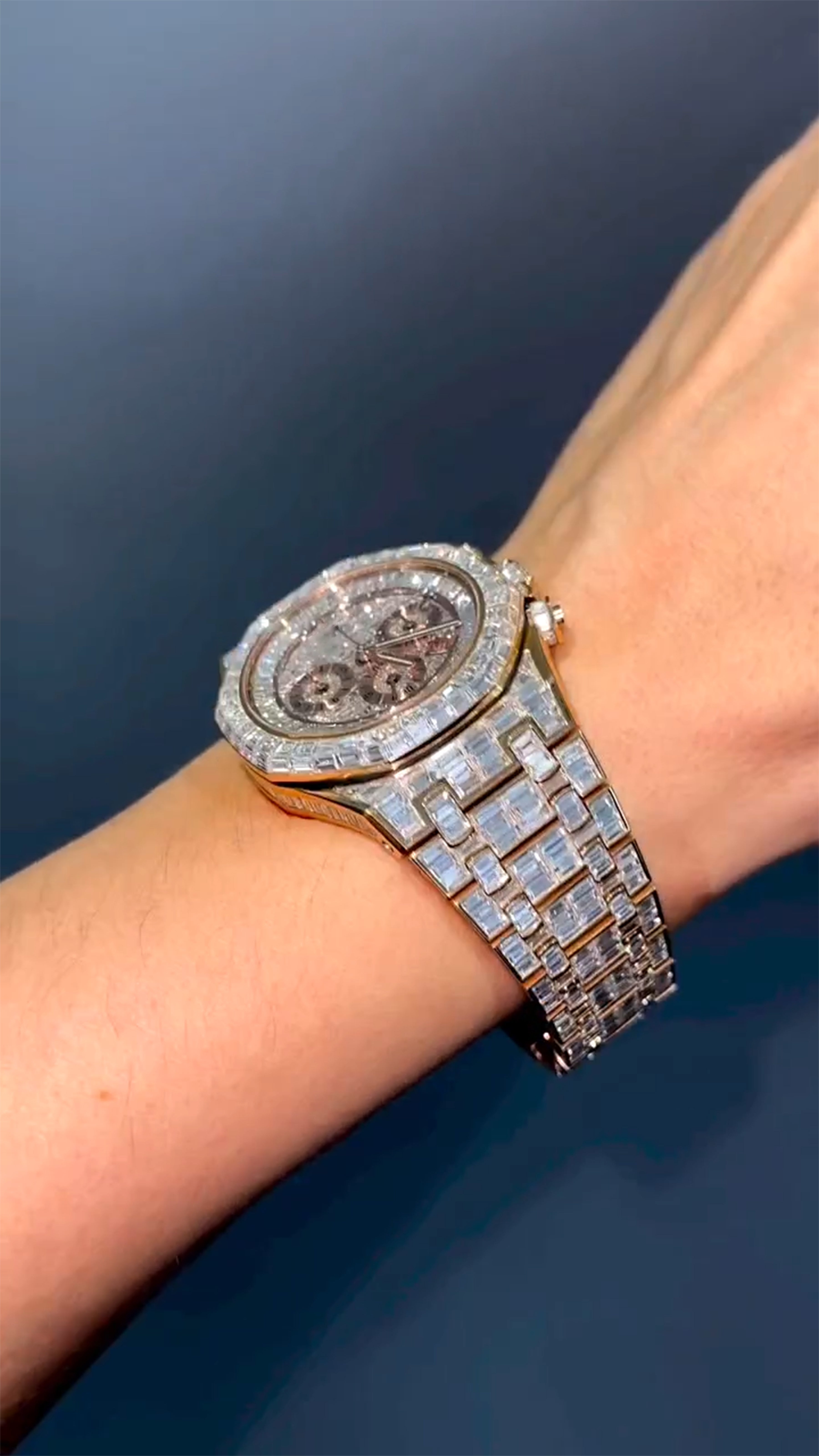 Audemars Piguet Moissanite Diamond Watch  W 68