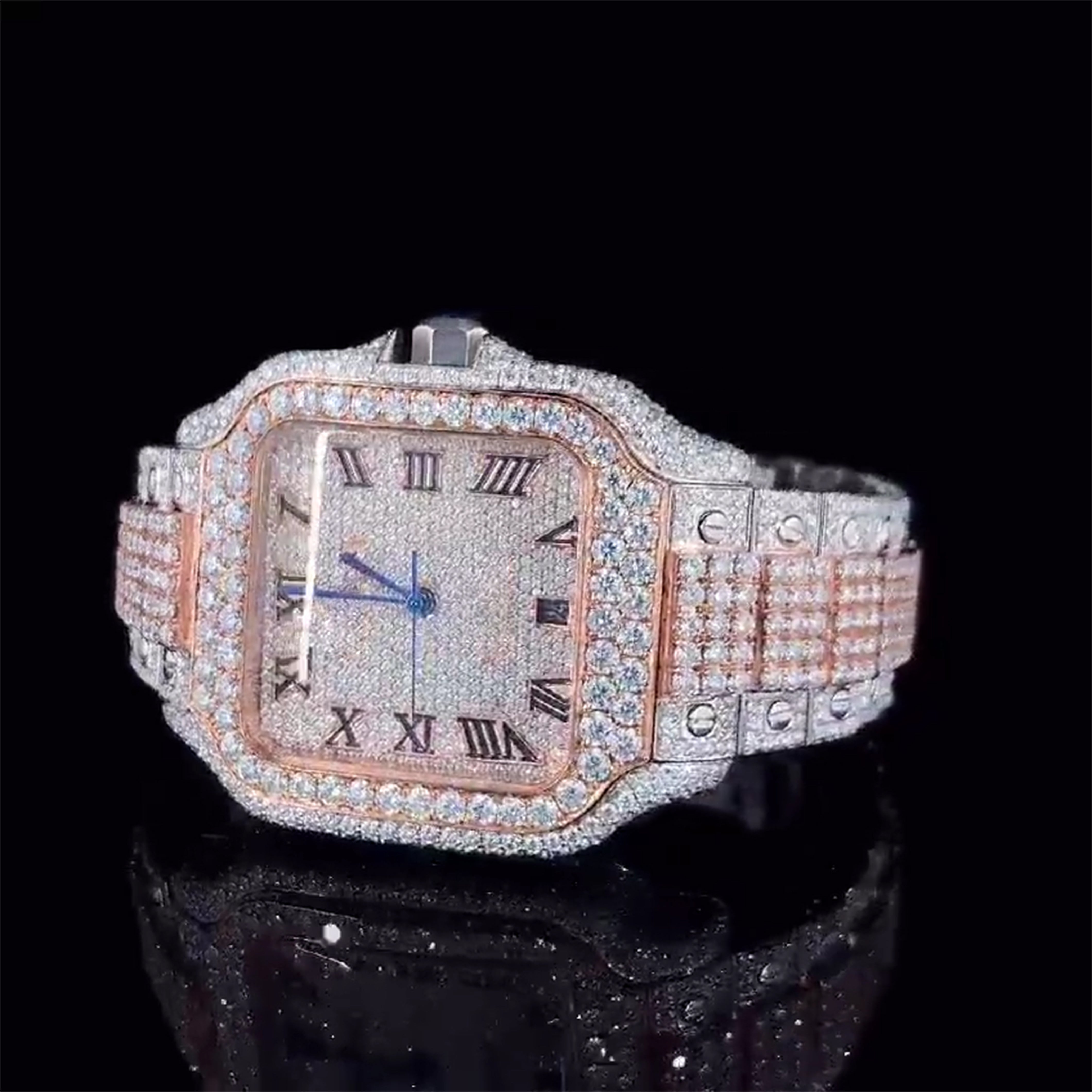 Cartier Moissanite Diamond Watch  W 71