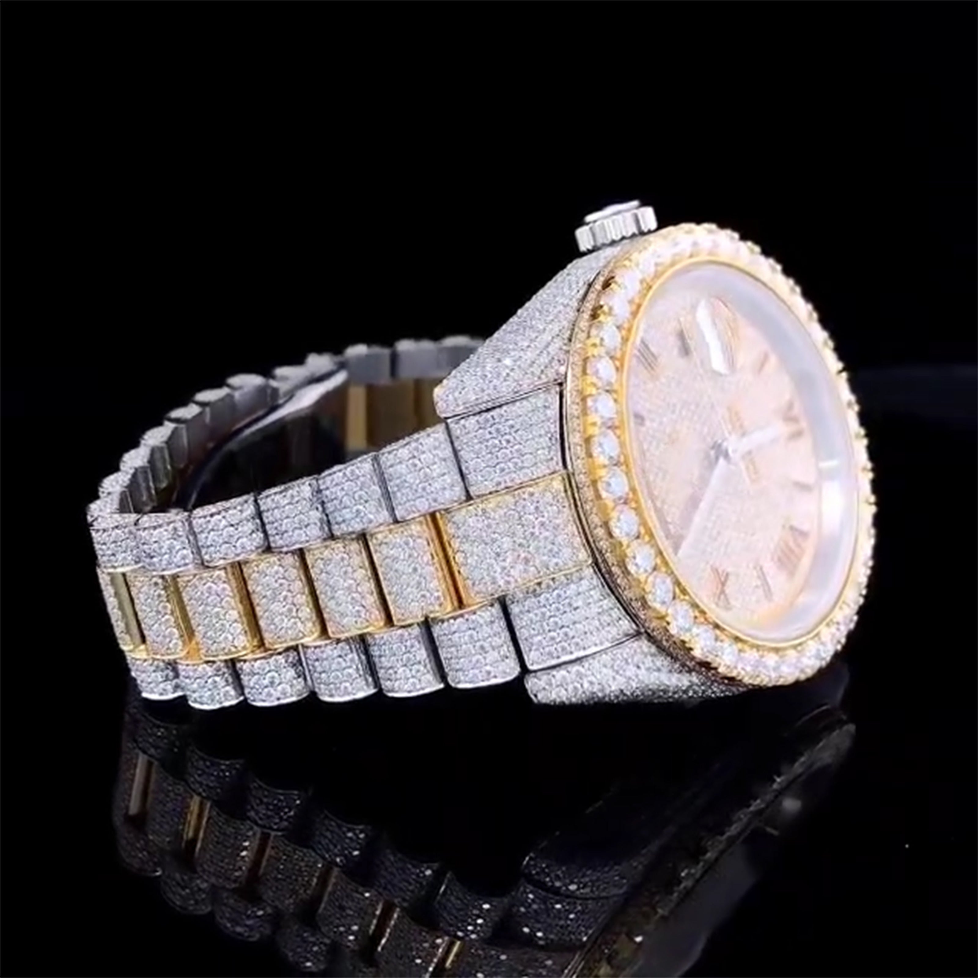 Rolex Moissanite Diamond Watch  W 65