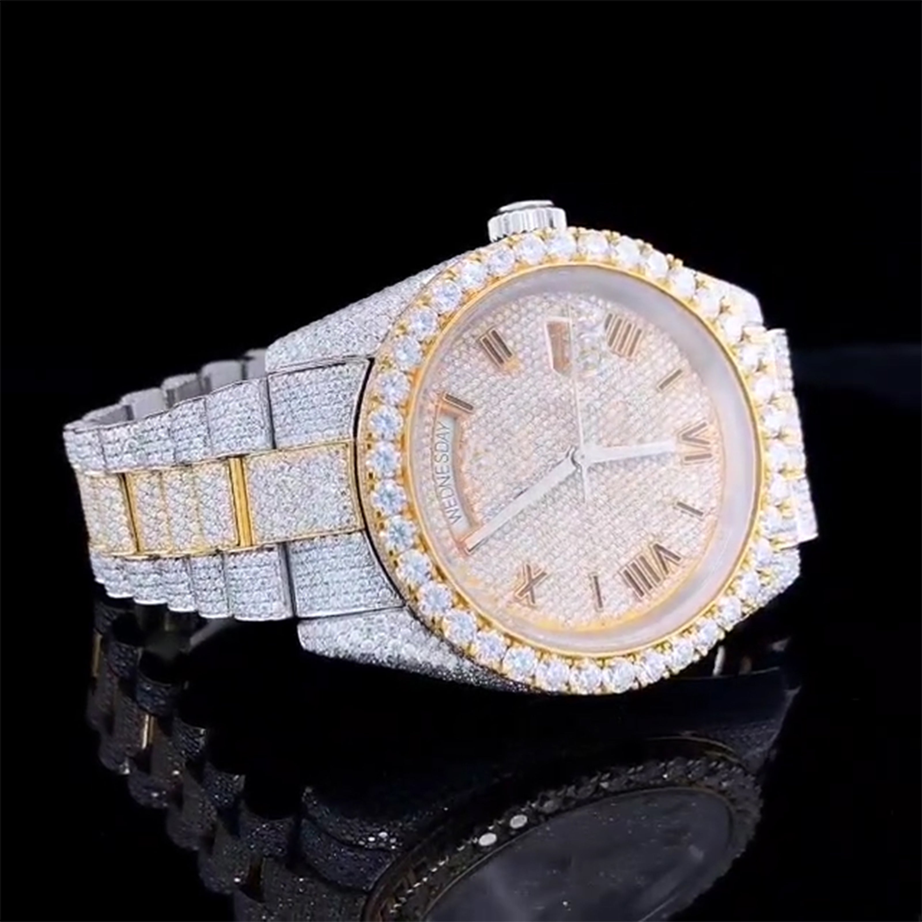 Rolex Moissanite Diamond Watch  W 65