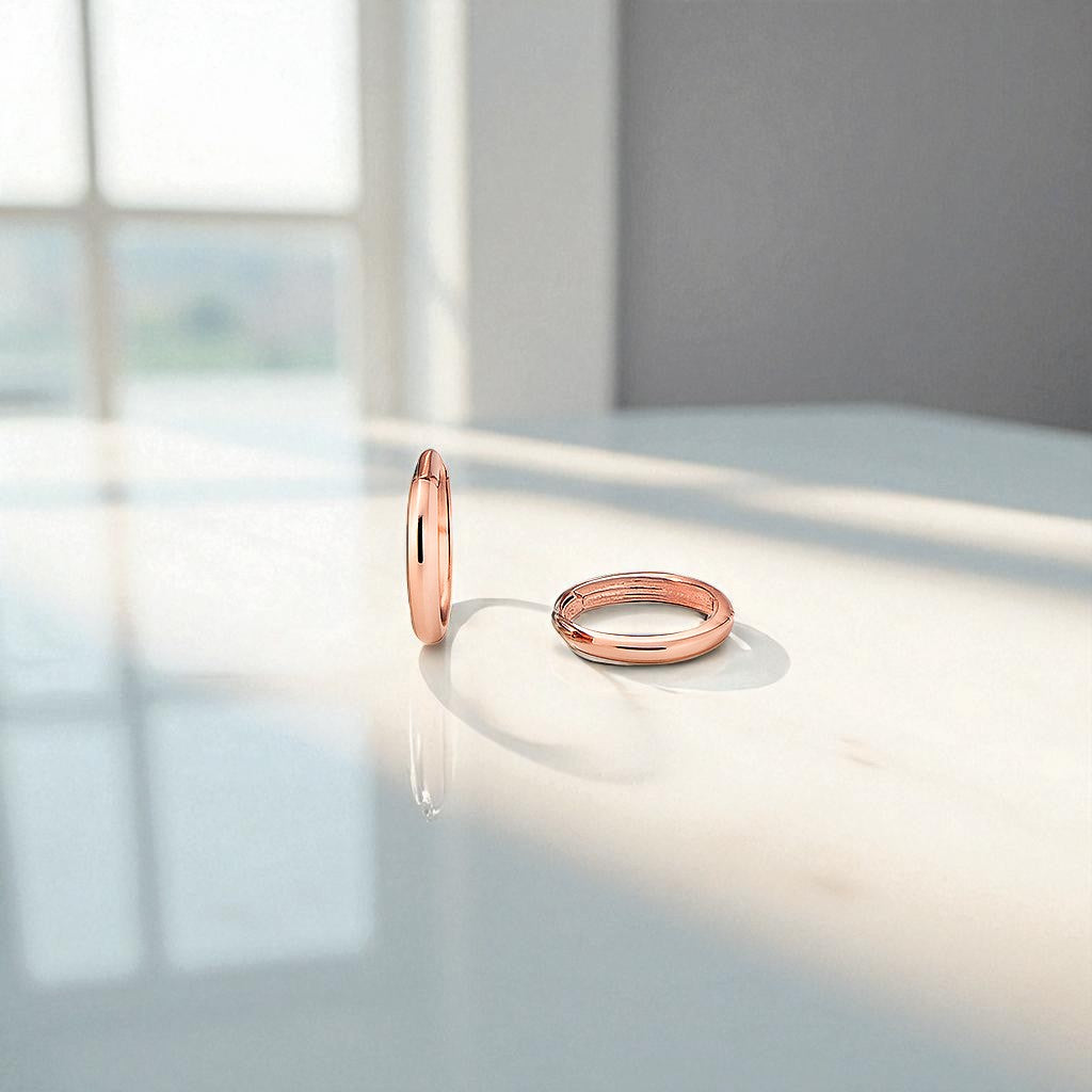 Mini Gold Hoop Earring, Small Gold Huggie Earring