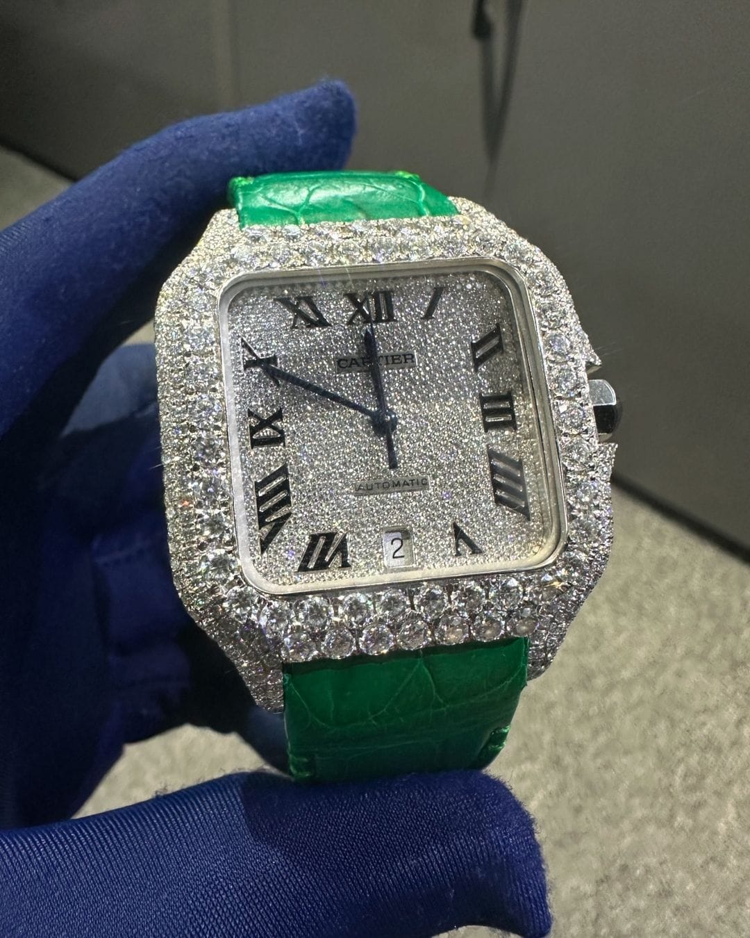 vvs moissanite watch W 201