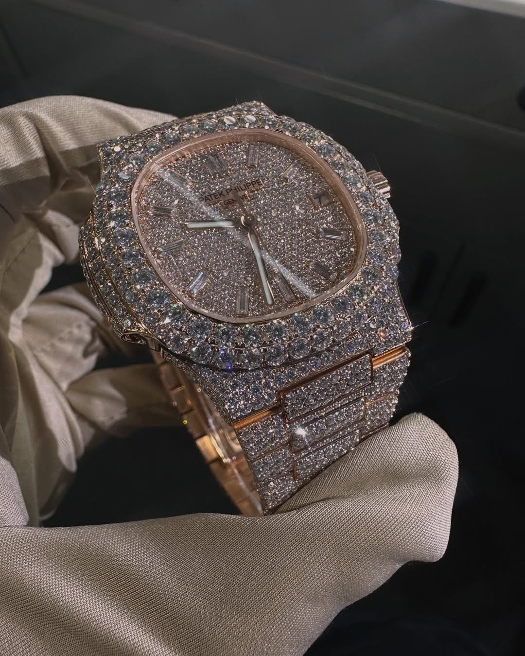 Patek Philippe Moissanite Diamond Watch W 208