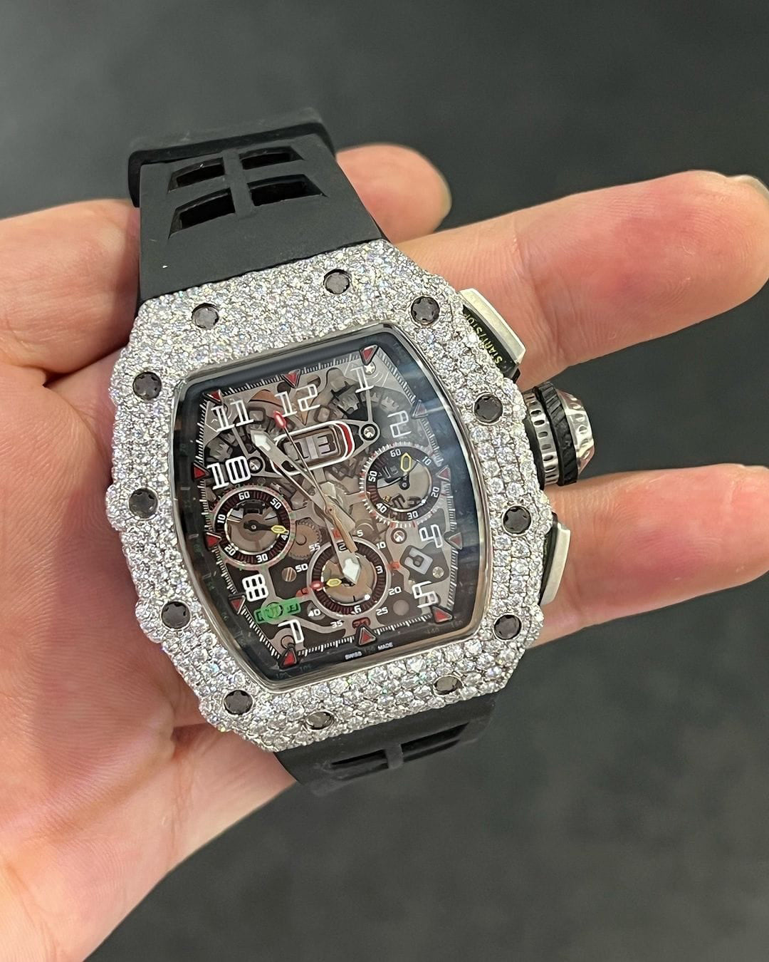 Custom Made diamond watch W 195