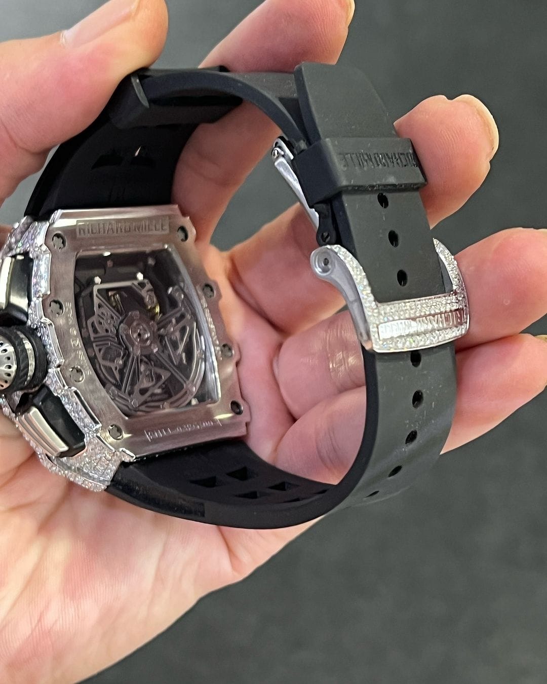 Custom Made diamond watch W 195