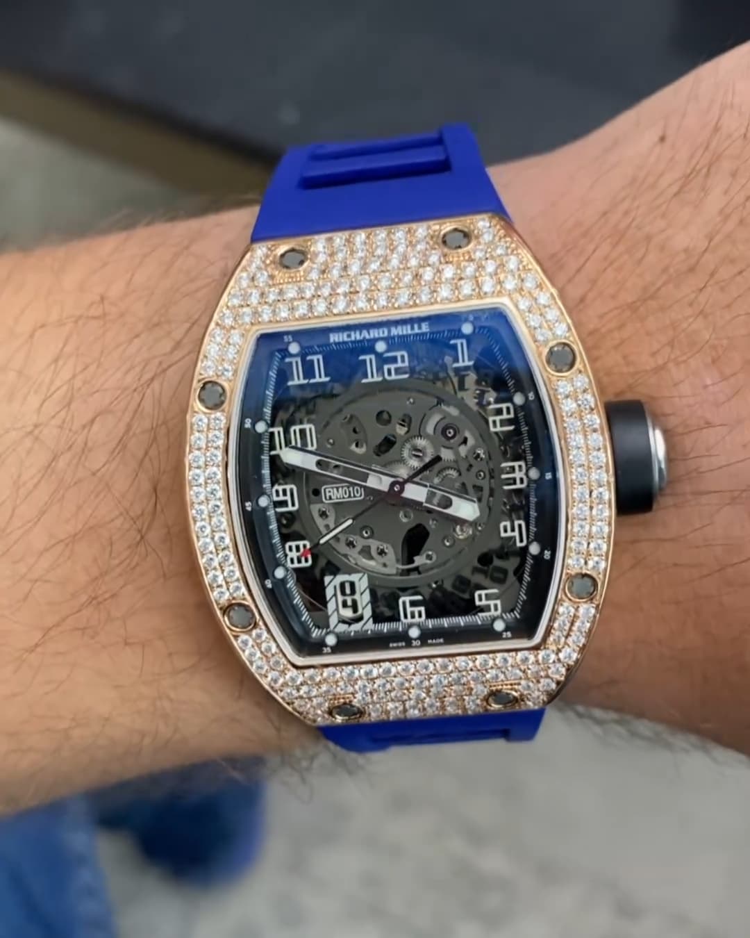 Richard Mille Moissanite Diamond Watch  W 272