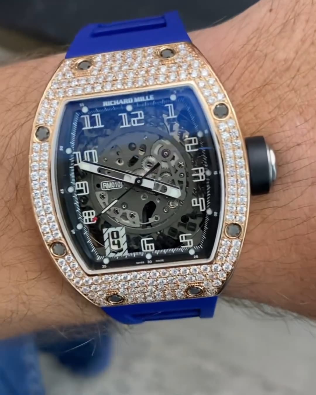 Richard Mille Moissanite Diamond Watch  W 272