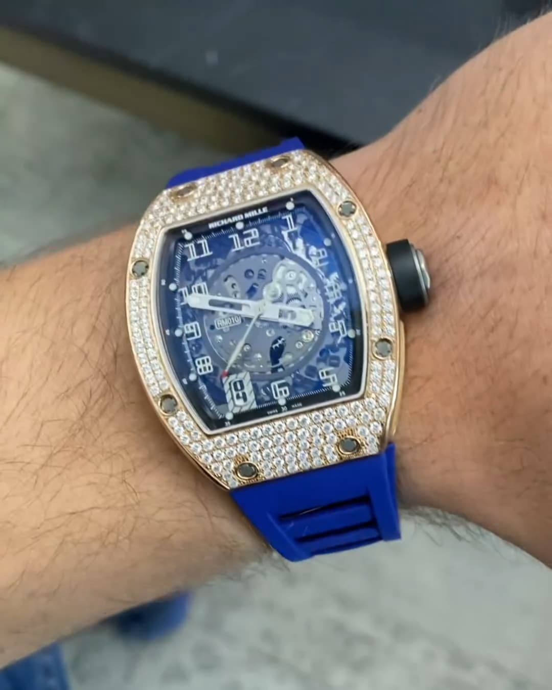 Richard Mille Moissanite Diamond Watch  W 272