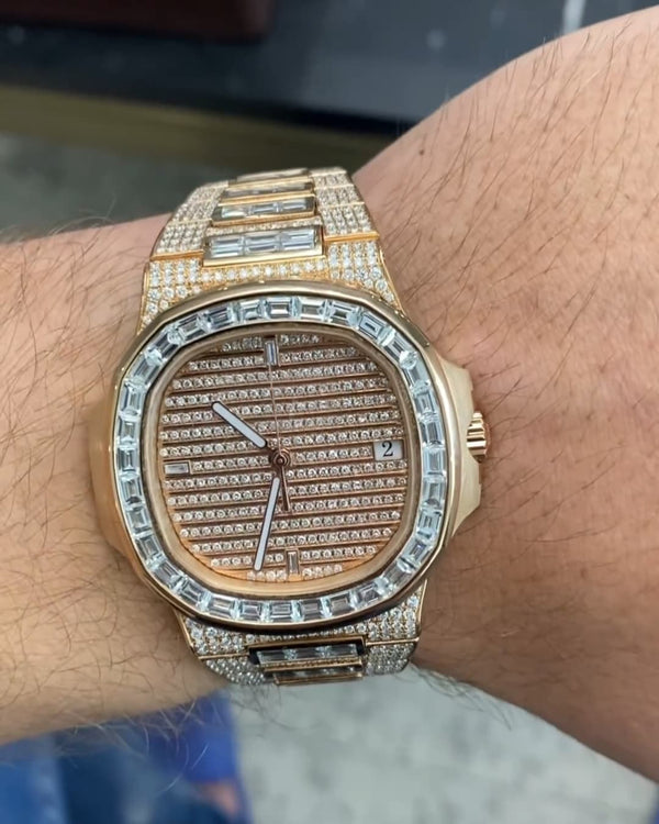 P Moissanite Diamond Watch | Moissanite watch | diamond watch |  W 277
