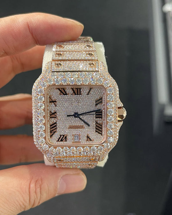 C Moissanite Diamond Watch | Moissanite watch | diamond watch | W 278