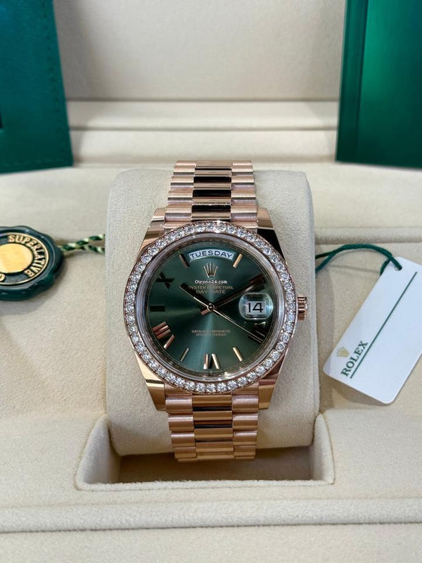 R Moissanite Diamond Watch | Moissanite watch | Custom Made diamond watch | W 287