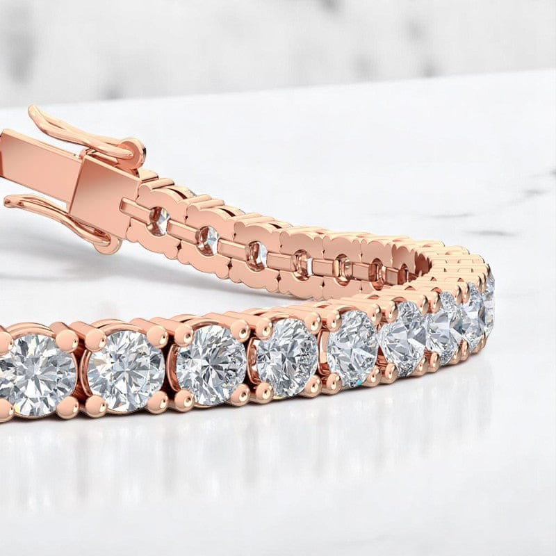 17.00ct Round Cut Lab Grown Diamond Tennis Bracelet Sustainable Anniversary or Bridal Gift