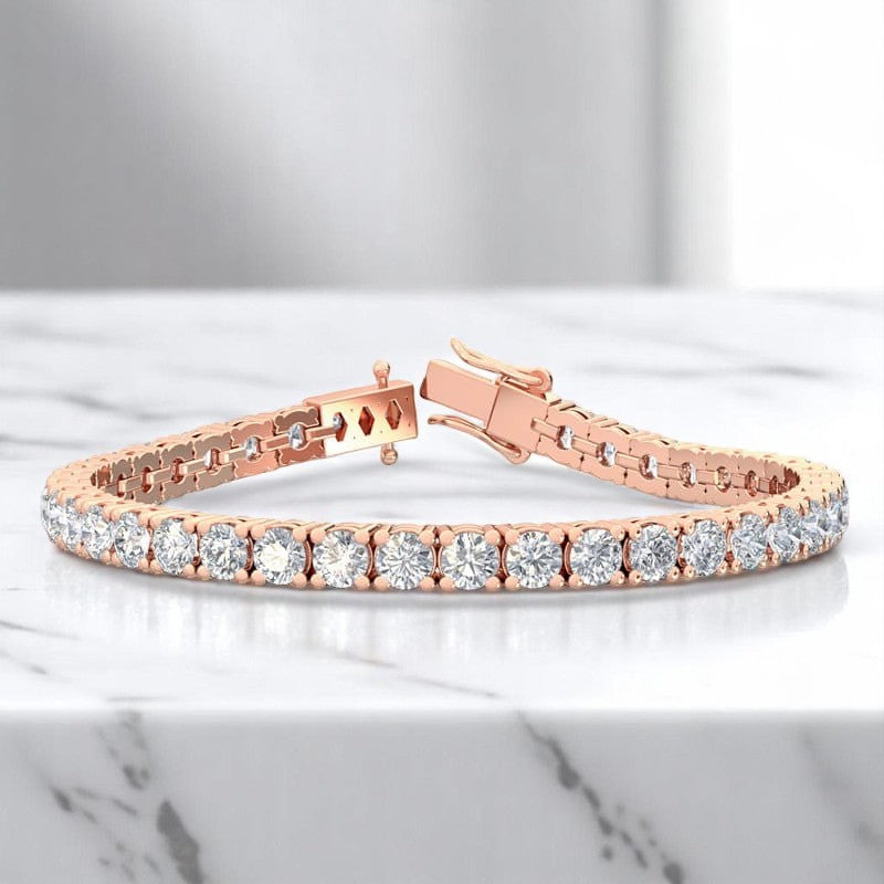 17.00ct Round Cut Lab Grown Diamond Tennis Bracelet Sustainable Anniversary or Bridal Gift