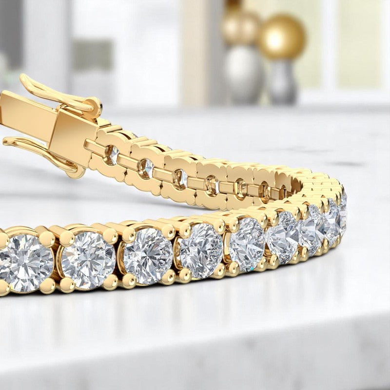 17.00ct Round Cut Lab Grown Diamond Tennis Bracelet Sustainable Anniversary or Bridal Gift