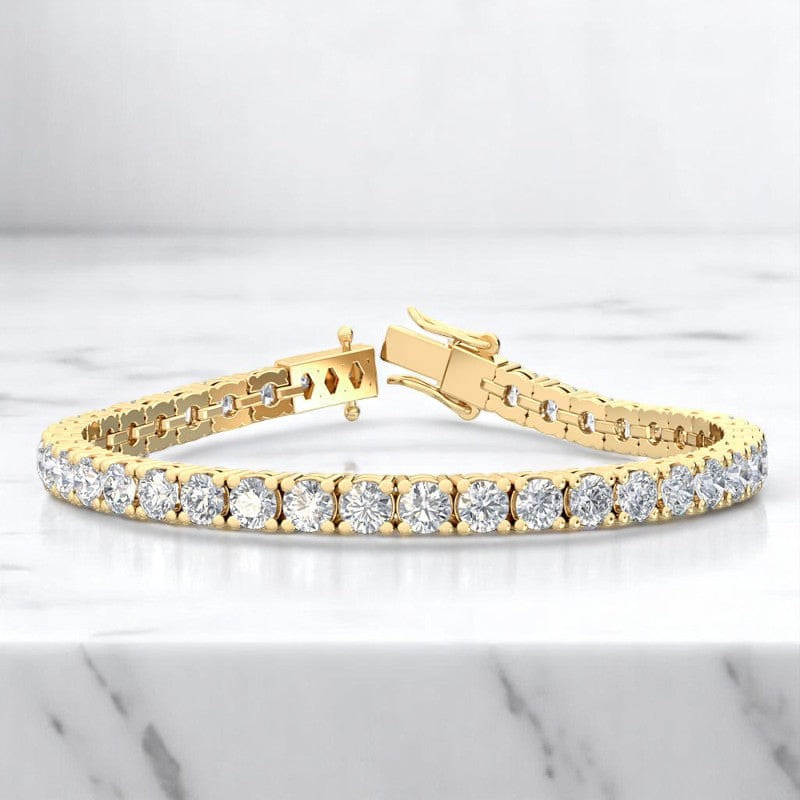 17.00ct Round Cut Lab Grown Diamond Tennis Bracelet Sustainable Anniversary or Bridal Gift