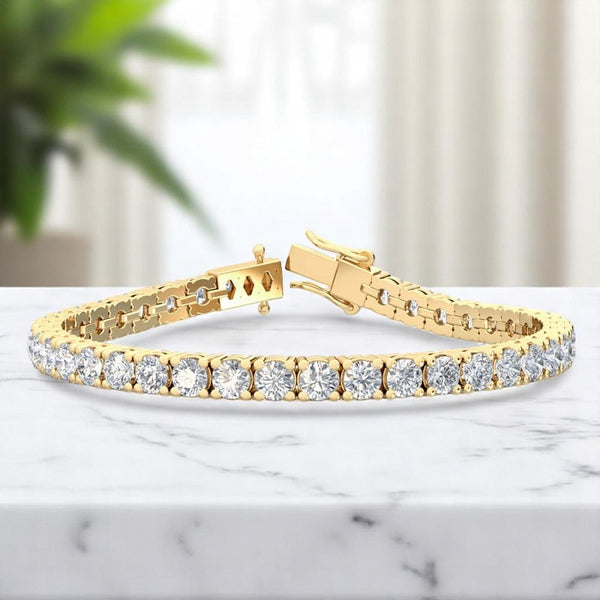 18.00ct Sustainable Glamour Lab Grown Diamond Tennis Bracelet, Ethical Gift for Her