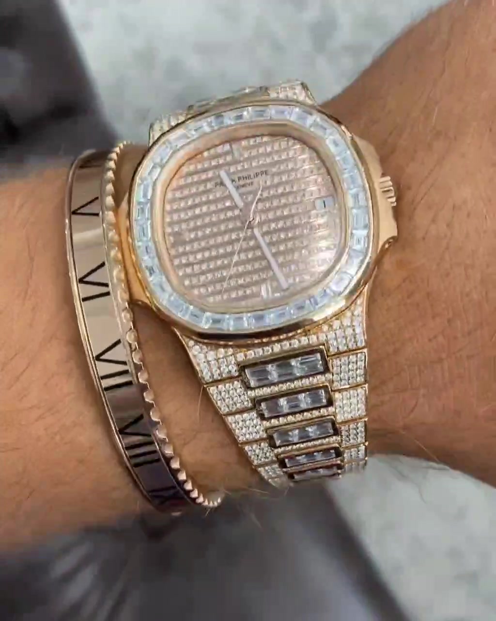 Patek Philippe Moissanite Diamond Watch W 214