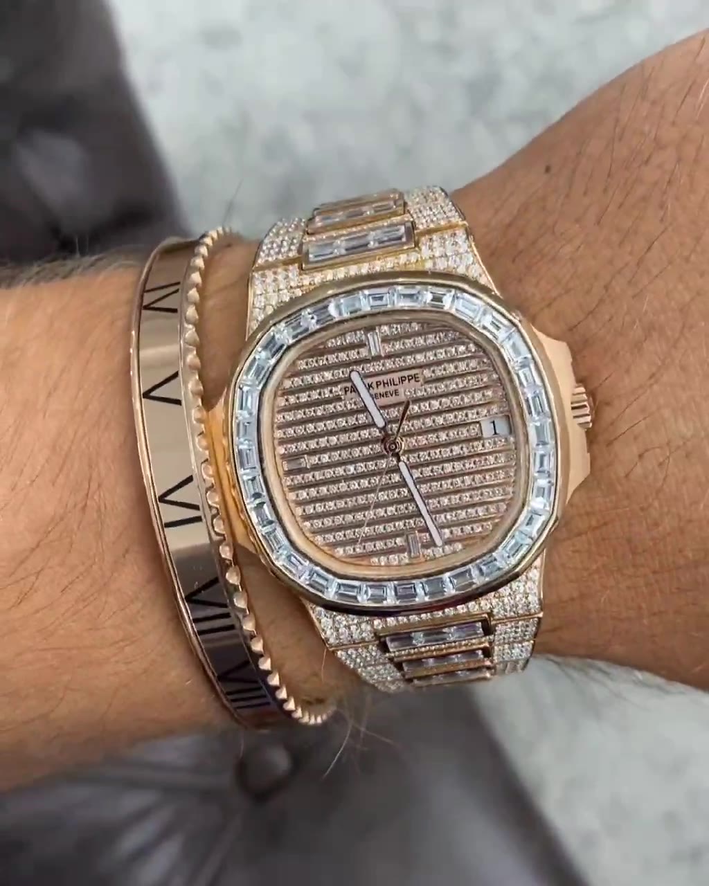 Patek Philippe Moissanite Diamond Watch W 214