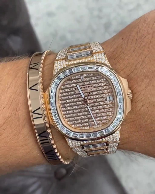 Patek Philippe Moissanite Diamond Watch W 214