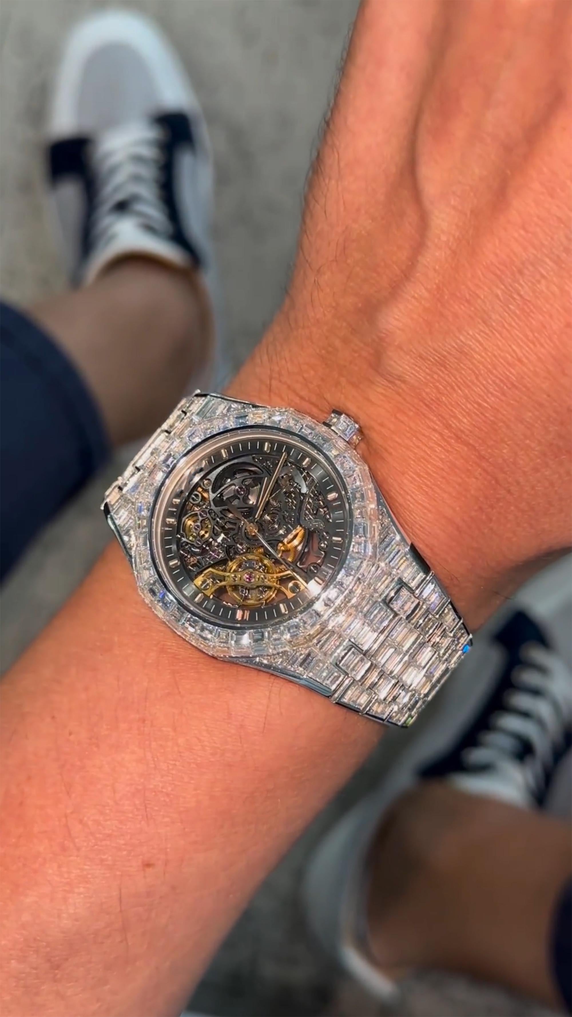 Audemars Piguet Moissanite Diamond Watch  W 52