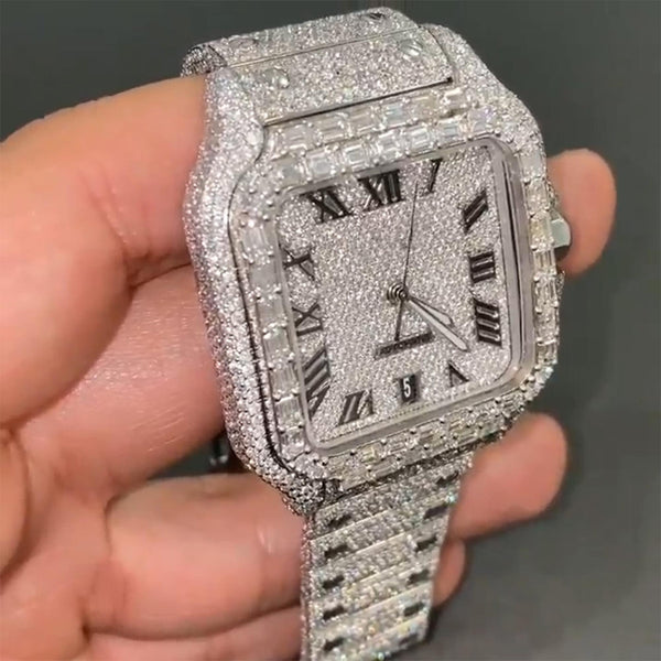 Moissanite watch | diamond watch(W-27)
