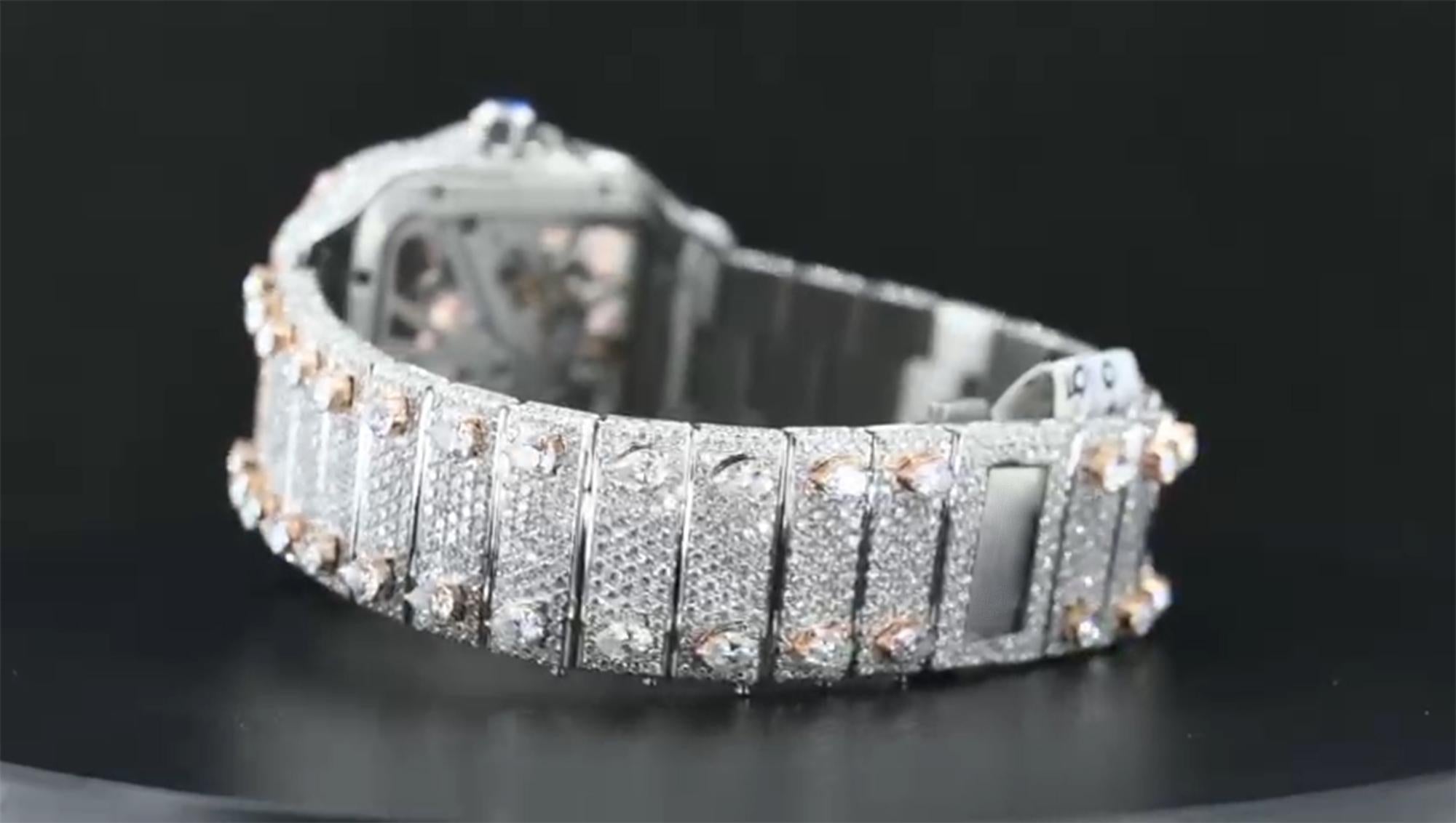 Cartier Moissanite Diamond Watch  W 59