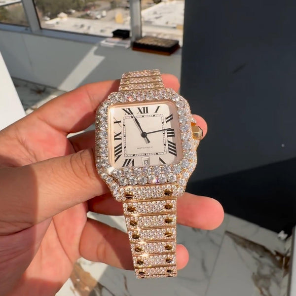 Cartier Moissanite Diamond Watch w 49