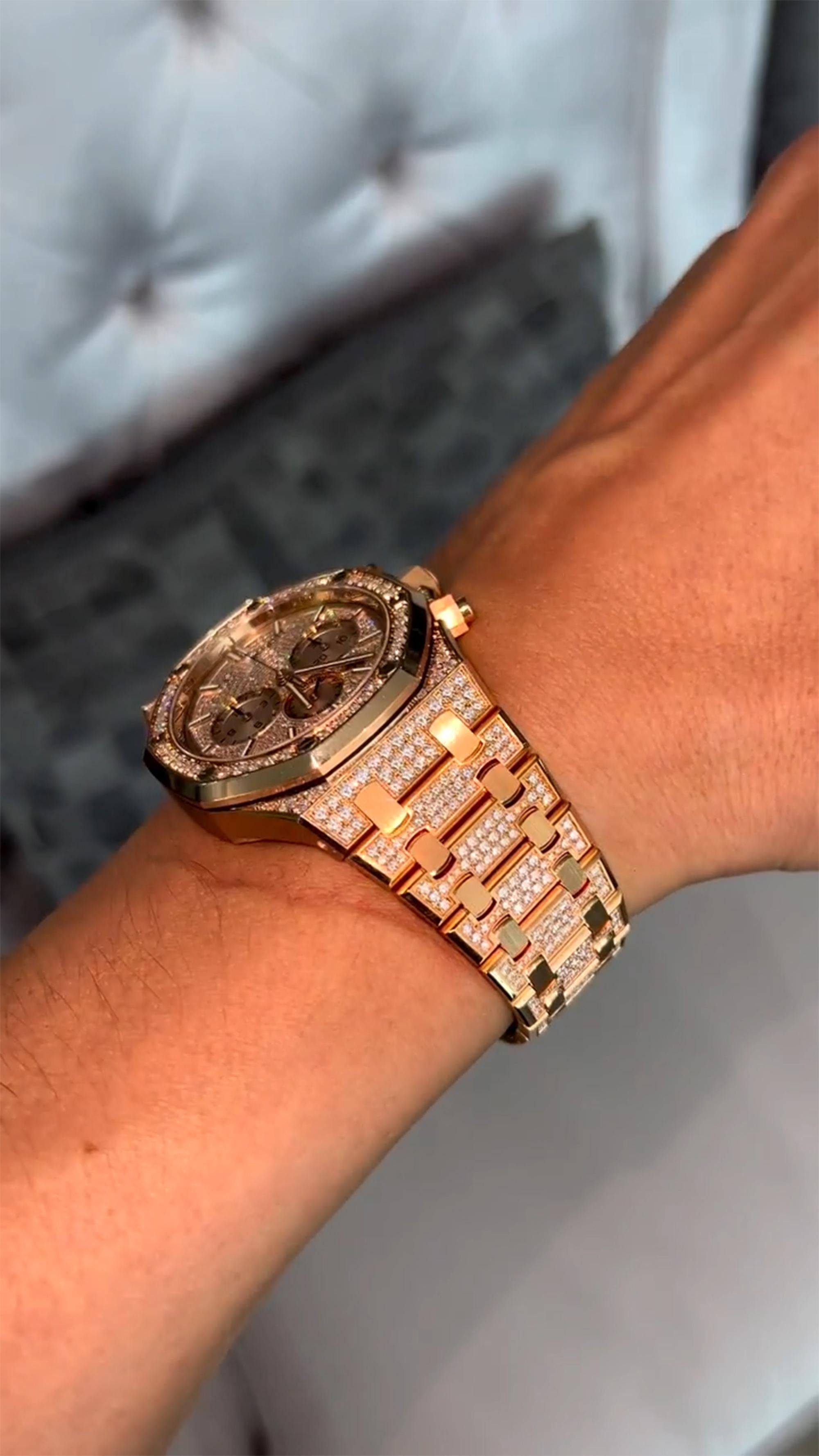 Audemars Piguet Moissanite Diamond Watch  W 60