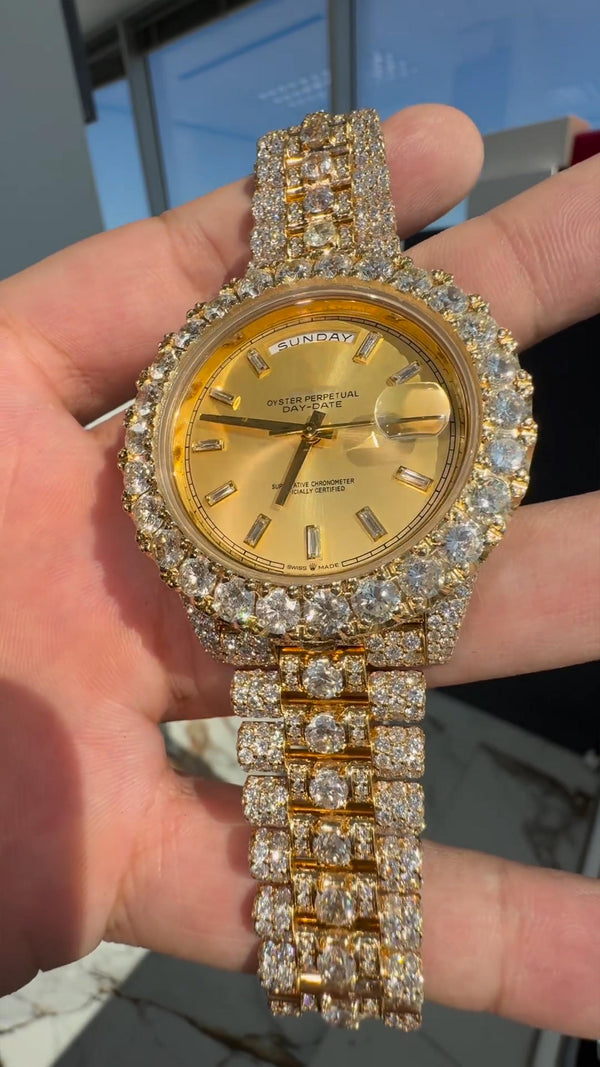 Rolex Moissanite Diamond Watch  W 56