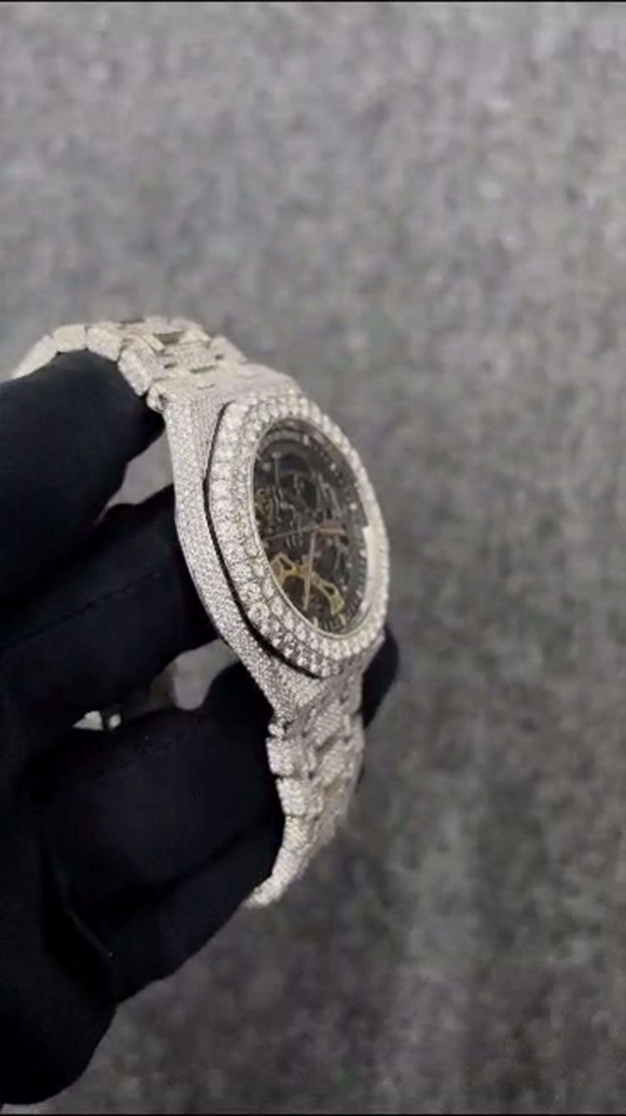 Audemars Piguet Moissanite Diamond Watch  W 63