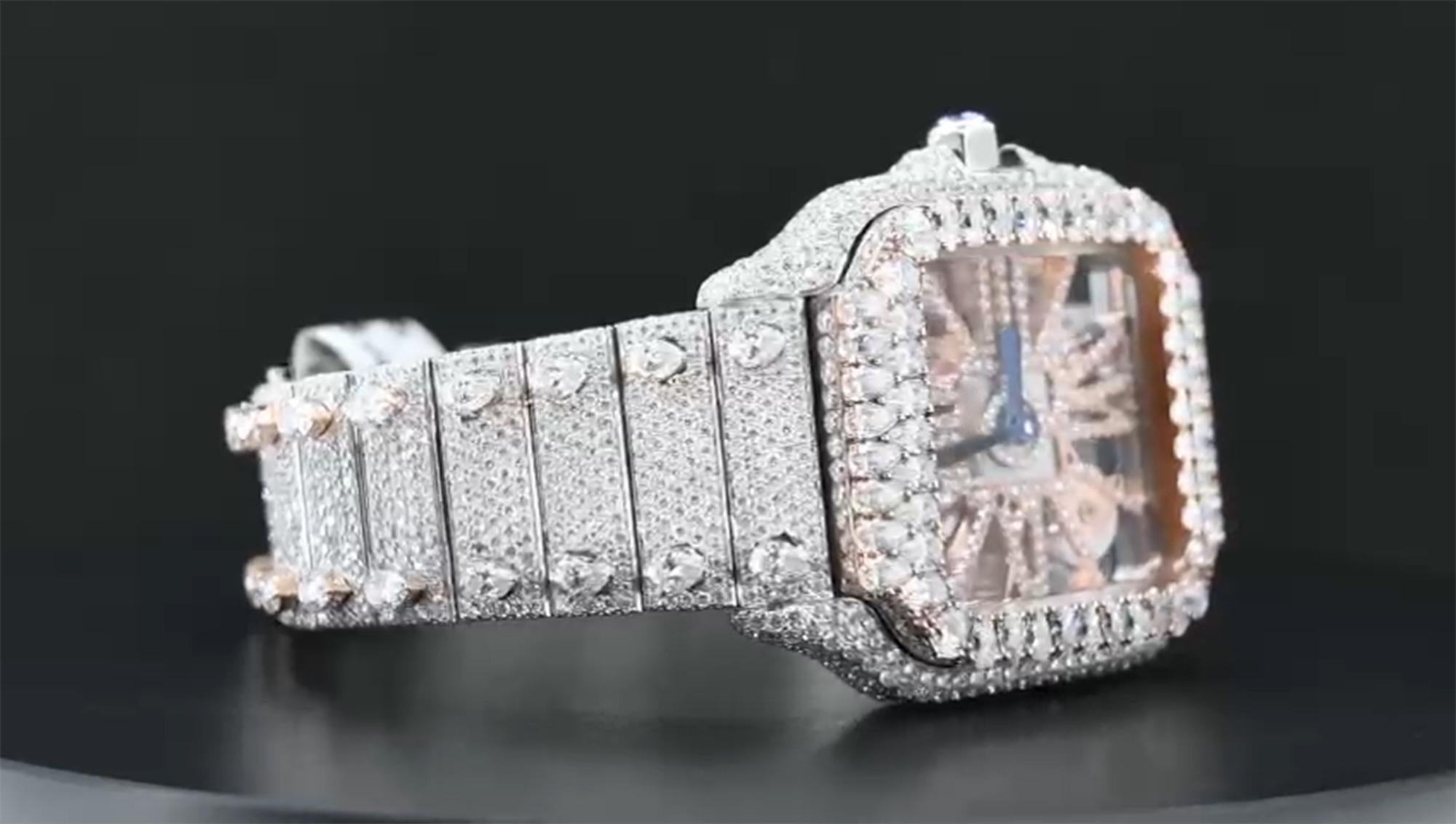 Cartier Moissanite Diamond Watch  W 59