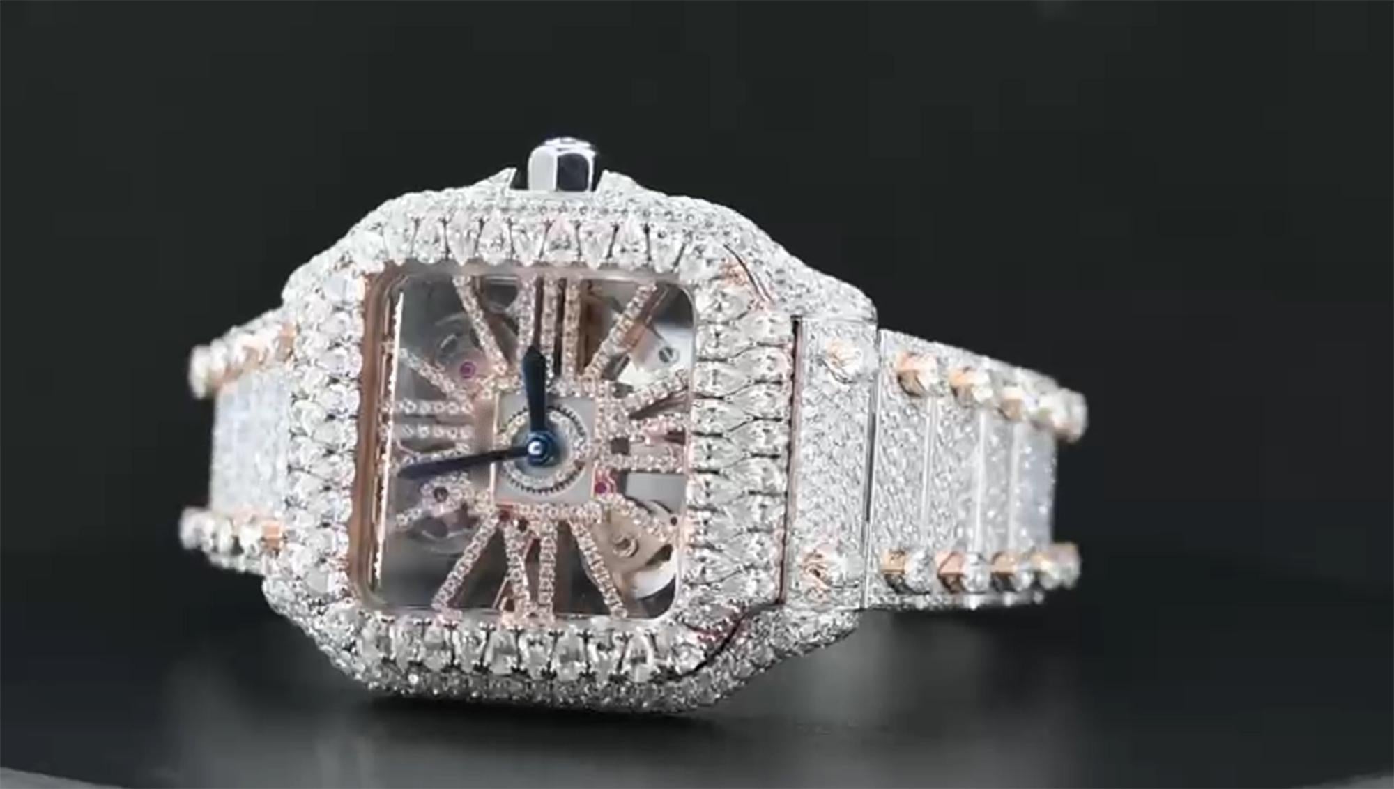 Cartier Moissanite Diamond Watch  W 59