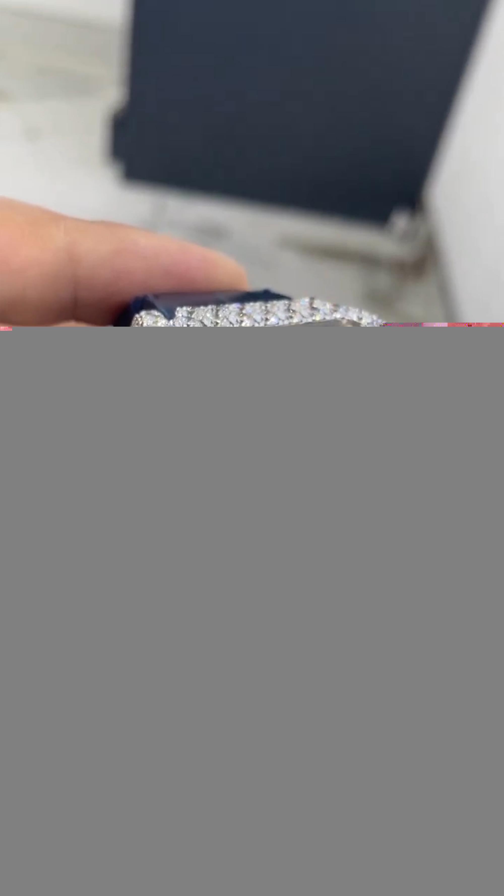 Cartier Moissanite Diamond Watch  W 54