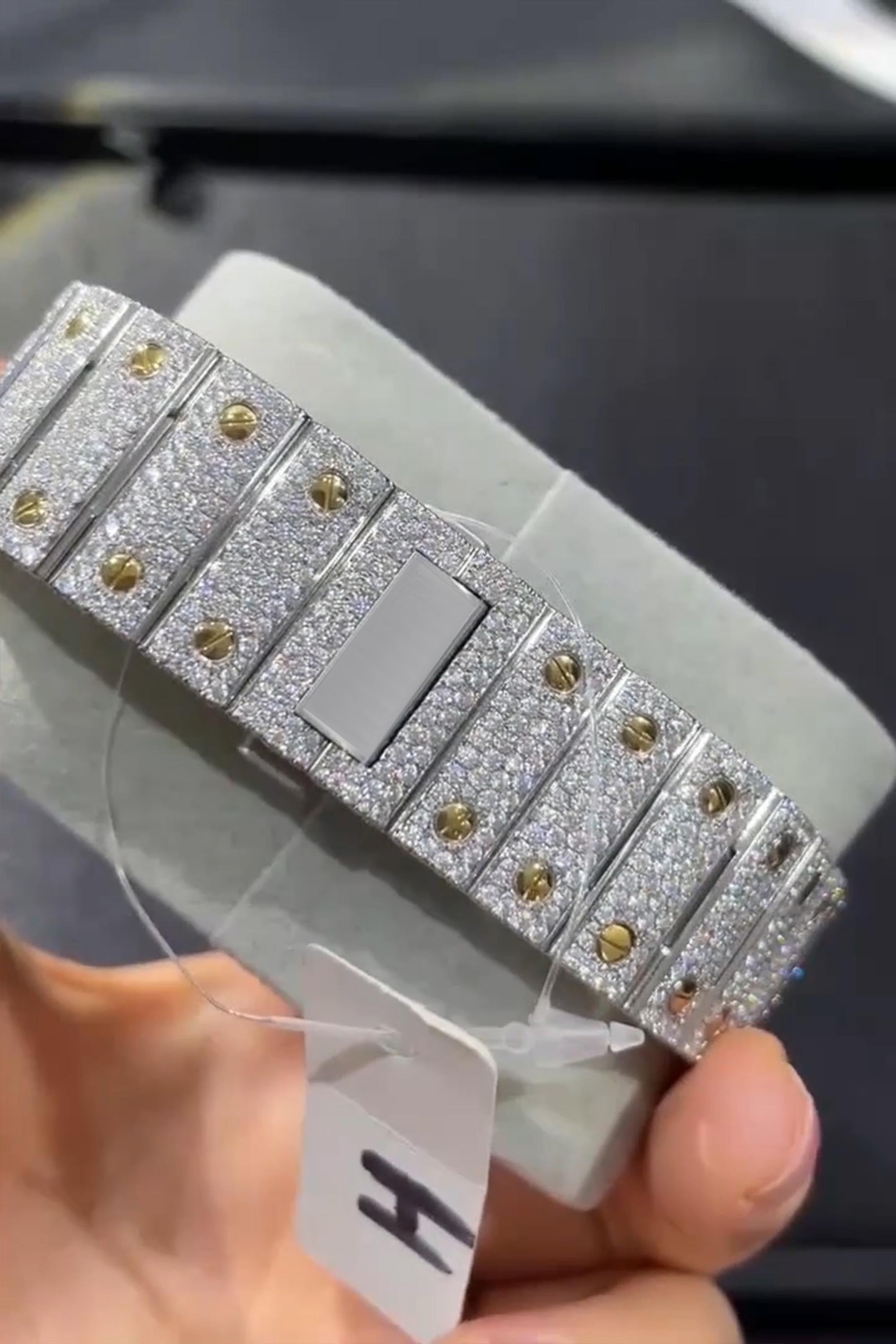 Cartier Moissanite Diamond Watch  W 39